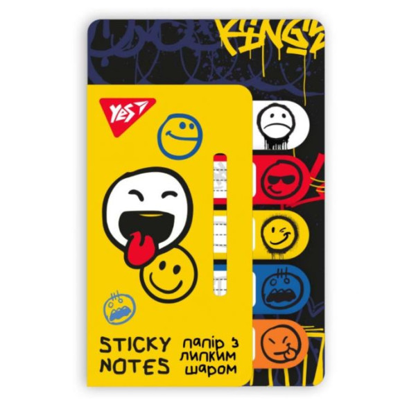 Register index "YES " /170393/ PAPER. "Melt Smile" 8.4*2.2cm (5 sheets*20 sheets) (1/12/288)
