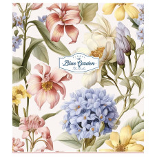 Тетрадь уч. "Школярик" 48л.# /3326K/ "Flowers & plants" УФ-лак (девочка) (10/100)