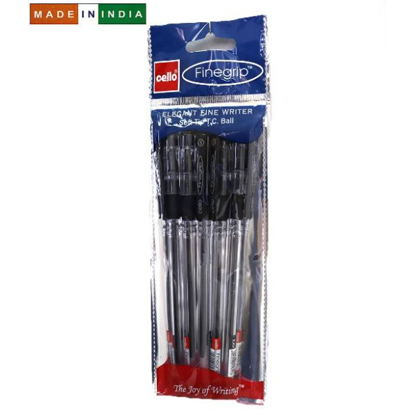 Ballpoint/oil pen CELLO "Finegrip" 0.7mm, BLACK (5/250/2500)