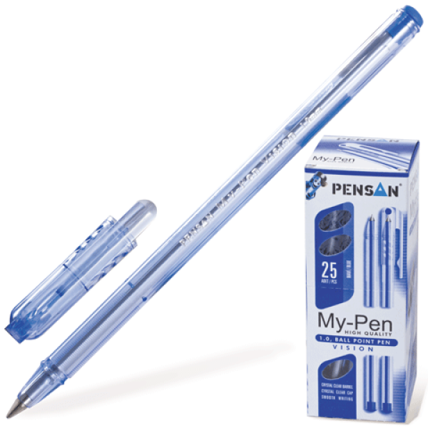 Ballpoint pen "My Pen" 1.0mm (Turkey) blue (25)