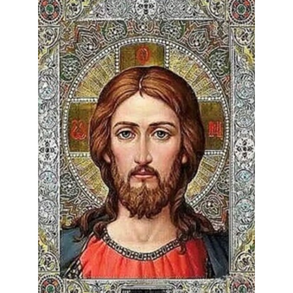 Diamond mosaic "Go to art" /177441/ "Jesus Christ" 40*50 cm