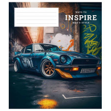 Тетрадь уч. "Школярик" 36л.== /3275L/ "Men's style" ВД-лак (мальчик) (20/120)