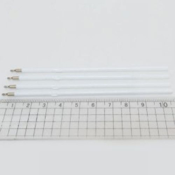 Ball rod short with lugs "TechJob" TB 204 blue (107mm) white/body. t/n (100pcs/pack) (1/10)