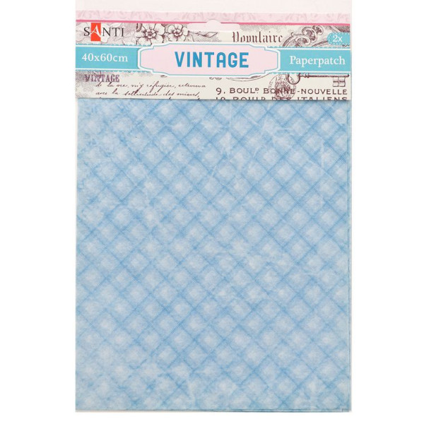 Paper for wrapping gifts and decoupage "Santi" /952471/ Vintage, 2 sheets. 40*60 cm (1/50/200)