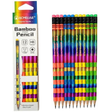 Олівець ч/г "Acmeliae" /P-6525/ НB Bamboo Joint Pencil з гумкою (12/144)