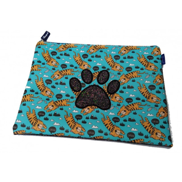 School folder with zipper A4+ "Bourgeois" /WB-1945-A4/ "Kitten" soft, 1 section, PU (1/60)