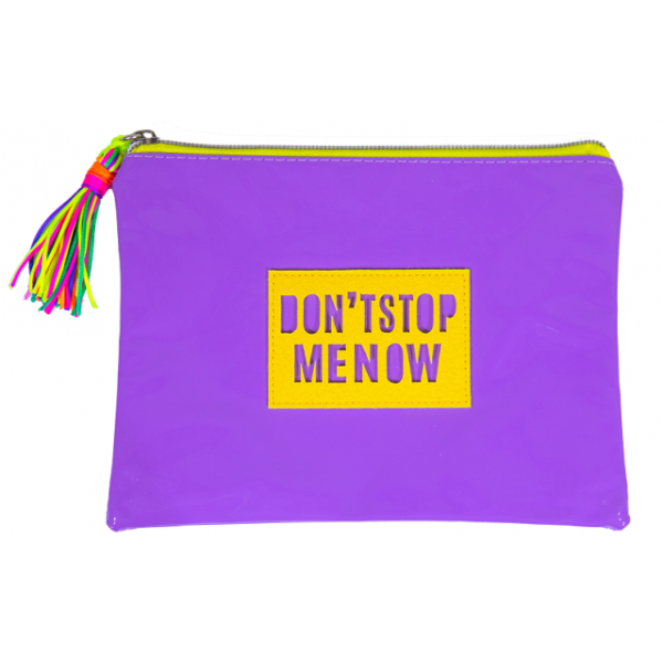School folder with zipper A5 "Bourgeois" /WB-2016-A5/ "Purple" soft, 1 section, PU, 21x15 cm (1/120)