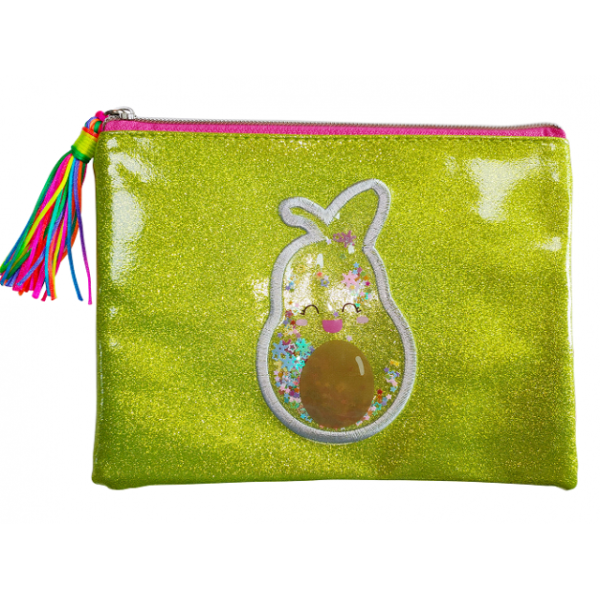 School folder with zipper A5 "Bourgeois" /WB-2030/ "Green" soft, 1 compartment, PU, 21x15 cm (1/120)