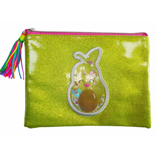 School folder with zipper A4 "Bourgeois" /WB-2047/ "Green" soft, 1 compartment, PU (1/60)