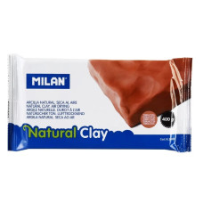 Глина натуральная "MILAN" /9124428/ "Terracotta" коричневая 400г (1/10)
