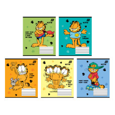 Тетрадь уч. "Kite" 12л.# /GF26-232/ софт тач + УФ лак, Garfield Retro/Classic (25/600)