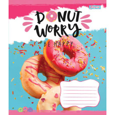 Тетрадь уч. "1В" 60л.== /762810/ "Do nut worry" (10/160)