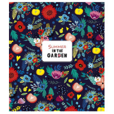 Тетрадь уч. "Genius" 48л.# /3071K/ "In the summer garden" выб.УФ-лак (дев) (10/100)