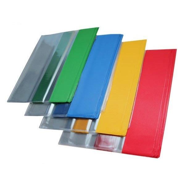 Covers for textbooks 1-11cl universal /255*435/ "TASCOM" /1906-TM/ adjustable, PVC, QTY. edge, 100μm (50/1000)