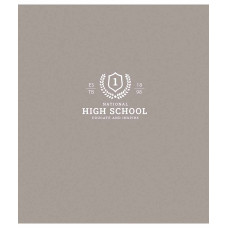 Зошит уч. "Genius" 12арк.== /2908L/ "High School" виб.УФ (нейт) (30/300)