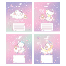 Тетрадь уч. "Kite" 12л.// /HK26-235-1/ фольга + УФ лак, Hello Kitty (25/600)
