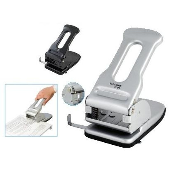 Hole punch 70 sheets. "BuroMAX" /BM.4081/ metal. (1/12)