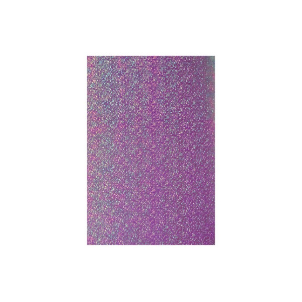 Flexica (foamiran) "WB" /7642/ 20*30 cm, VIOLET laser. 1.5 mm (10 sheets/pack) (1/20)