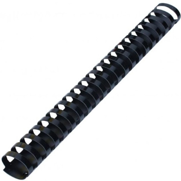 Пружина пластик /F53489/  d=28мм, А4, 240арк., чорна (50)
