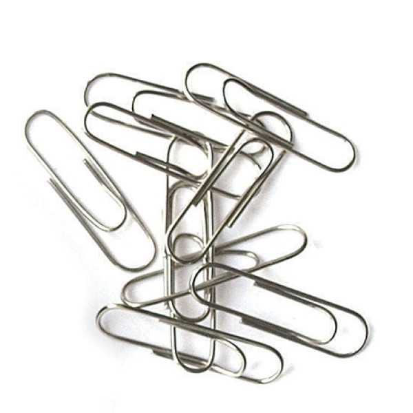Paper clips "SCHOLZ" /4702/ 28 mm (100 pcs) with bent nickel (10/500)