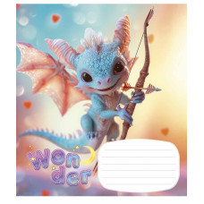 Тетрадь уч. "Star" 12л. == /3414L/ "Wonderful" ИД-лак (девочка) (30/360)