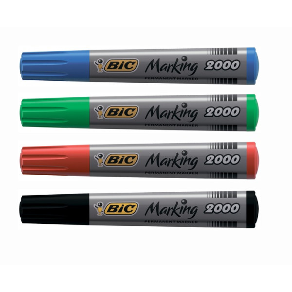 Set of markers "BIC" permanent /8209112/047/ 4 pcs. (1/10)