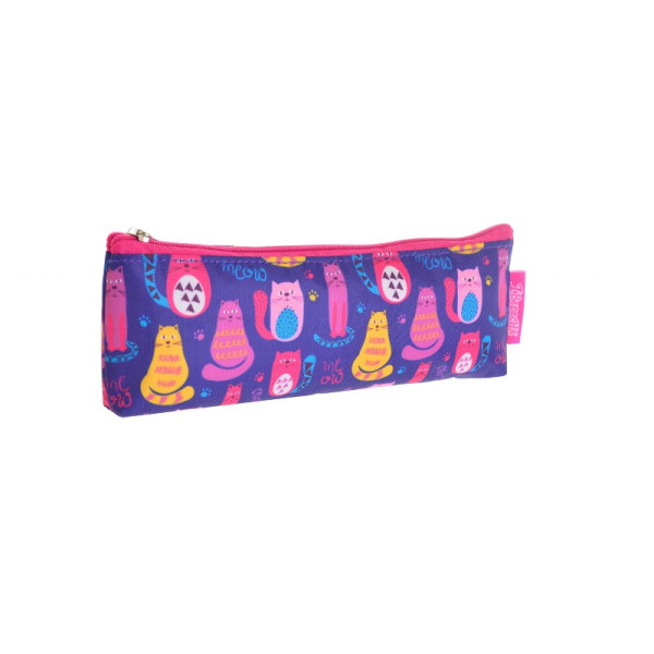 Soft pencil case "1B" /532347/ TP-02 "Cute cats" (1/180)