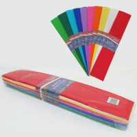 Гофропапір 35%, 20г/м2 JO /KR35-Mix 2/ 50*200см, Мікс 10 кольорів (10/200)