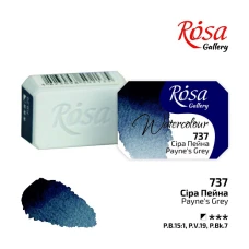 Фарба акварельна "ROSA Gallery" /737/ Сіра Пейна, 2,5мл (1/20)