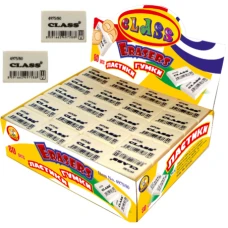 Гумка "CLASS" /4975/80/ біла, м'яка (80)