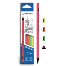 Олівець ч/г "Acmeliae" /43515/ "Неон" круглий НВ (12/144)