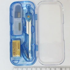 Готовальня "JO" /M-5001/JF5001/ 8 пред. цирк.+чинка+гумка+гриф.+лінійка (1/12/288)