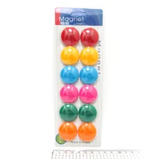 Магніти "JO" /DSCN1568/ "Colours" 3см, 12шт/блістер  (1/100)