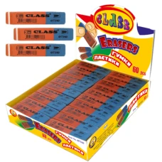 Гумка "CLASS" /4973/60/ синьо-червона (60)