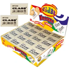 Гумка "CLASS" /4975/60/ біла, м'яка (60)