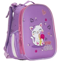 Ранець-рюкзак "CLASS" /2501C/ SchoolCase Mini 2 відділення, 35х27х16см, "Cool Kitten"