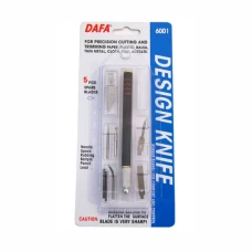 Набір для моделювання "DAFA" /9416006001/381/ 6001: ніж макетний, 5 змінних лез + 7 насадок Набір для моделювання "DAFA" /9416006001/381/ 6001: ніж макетний, 5 змінних лез + 7 насадок