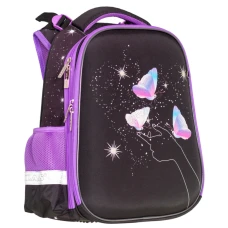 Ранець-рюкзак "CLASS" /2513C/ SchoolCase 2 відділення, 39х28х21см, "Butterfly"