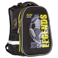 Ранець-рюкзак "CLASS" /2517C/ SchoolCase 2 відділення, 39х28х21см, "Football"