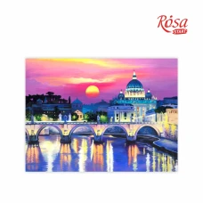 Картина на картоні з контуром "ROSA START" 30*40 Пейзаж №23 БЕЗ ФАРБ /GPA283823/104/ 