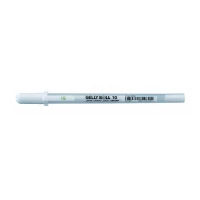 Ручка гелева "Sakura" /XPGB10#50/ Біла 10 BOLD (лінія 0.5mm), Gelly Roll Basic (1/12)
