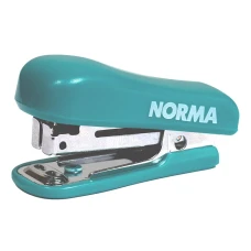 Степлер №10/4, 8арк. "NORMA" /4051N-04/ 27 мм,  з дестепл., зелений (1/12/300)