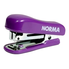 Степлер №10/4, 8арк. "NORMA" /4051N-07/ 27 мм, з дестепл., фіолетовий (1/12/300)