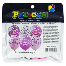 STOCK Шарики воздушные "Pelican" /828032/ 12' (30 см) "МАМА Я ТЕБЯ ЛЮБЛЮ!" 5-стр., 10шт/уп (1/10) STOCK Шарики воздушные "Pelican" /828032/ 12' (30 см) "МАМА Я ТЕБЯ ЛЮБЛЮ!" 5-стр., 10шт/уп (1/10)