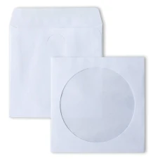 Конверт для CD (з віконцем) /6108/ 124х124мм, БК, вікон90 (1000)
