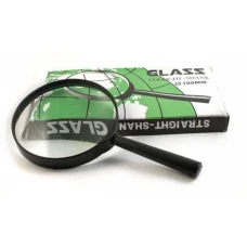 Лупа "JO" /7818-100G/ скляна лінза D 100мм, пласт. оправа (1/10)