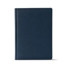 Щоденник ЗВ-43 н/дат "Twill" темно-синій 168 арк. == 142х203 (1/10)