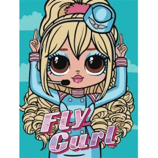 Картина по номерам "Идейка" /KHO6275/ "LOL Surprise! OMG Fly Gurl" 30*40 см