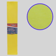 Гофропапір 55%, 20г/м2 JO /KR55-8030/ 50*200см, Жовтий (10/200)