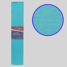 Гофропапір 55%, 20г/м2 JO /KR55-8023/ 50*200см, Блакитний світлий (10/200)